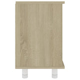 NNEVL Bathroom Cabinet Sonoma Oak 60x32x53.5 cm Chipboard