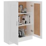 NNEVL Book Cabinet White 82.5x30.5x115 cm Chipboard