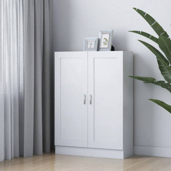 NNEVL Book Cabinet White 82.5x30.5x115 cm Chipboard