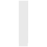 NNEVL Book Cabinet White 82.5x30.5x150 cm Engineered Wood
