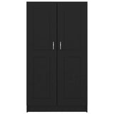 NNEVL Book Cabinet Black 82.5x30.5x150 cm Engineered Wood