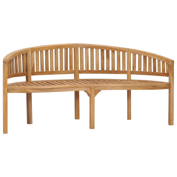 NNEVL Banana Bench 180 cm Solid Teak Wood
