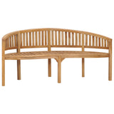 NNEVL Banana Bench 180 cm Solid Teak Wood