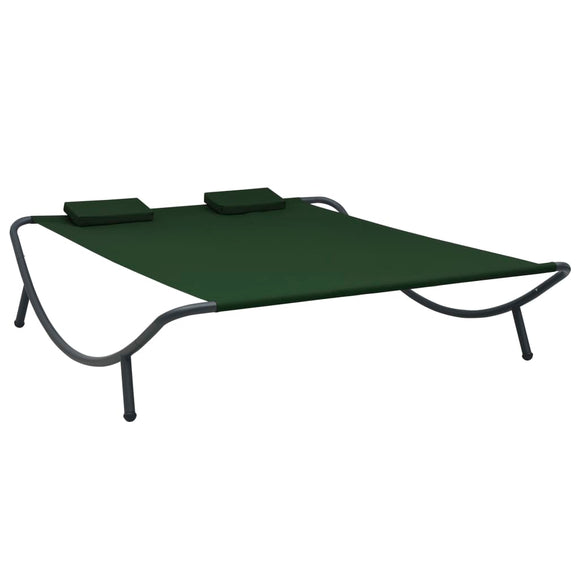 NNEVL Outdoor Lounge Bed Fabric Green