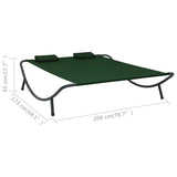 NNEVL Outdoor Lounge Bed Fabric Green