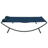 NNEVL Outdoor Lounge Bed Fabric Blue