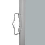 NNEVL Patio Retractable Side Awning 140x600 cm Grey