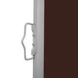 NNEVL Patio Retractable Side Awning 140x600 cm Brown