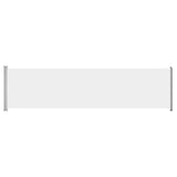 NNEVL Patio Retractable Side Awning 600x160 cm Cream