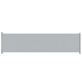 NNEVL Patio Retractable Side Awning 600x160 cm Grey