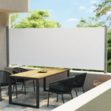 NNEVL Patio Retractable Side Awning 600x170 cm Cream