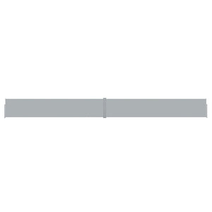 NNEVL Patio Retractable Side Awning 140x1200 cm Anthracite