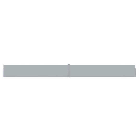 NNEVL Patio Retractable Side Awning 140x1200 cm Anthracite