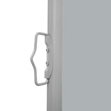 NNEVL Patio Retractable Side Awning 140x1200 cm Anthracite