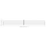 NNEVL Patio Retractable Side Awning 170x1200 cm Cream