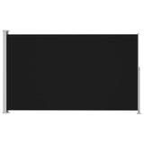 NNEVL Patio Retractable Side Awning 180x300cm Black