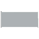 NNEVL Patio Retractable Side Awning 180x500cm Grey