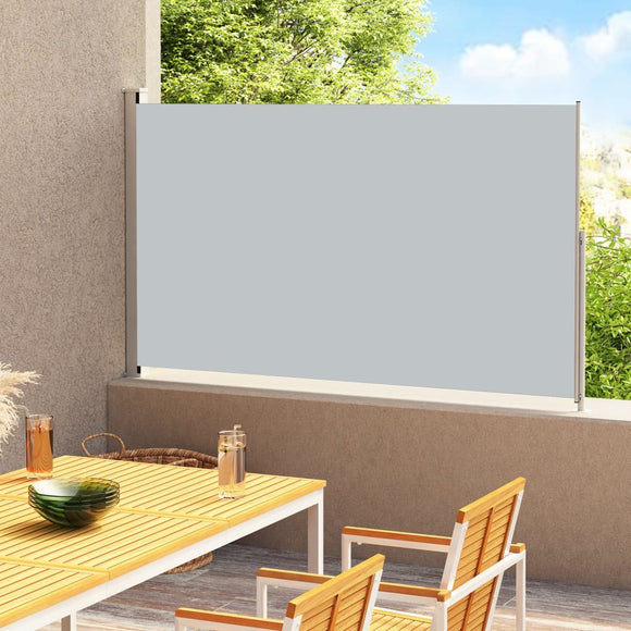 NNEVL Patio Retractable Side Awning 200x300cm Grey