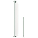 NNEVL Patio Retractable Side Awning 200x500cm Cream