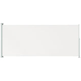 NNEVL Patio Retractable Side Awning 220x500cm Cream