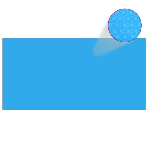 NNEVL Rectangular Pool Cover 1200x600 cm PE Blue