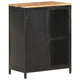 NNEVL Sideboard 60x35x78 cm Solid Rough Mango Wood