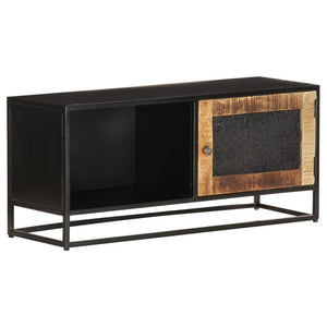 NNEVL TV Cabinet 90x30x40 cm Rough Mango Wood