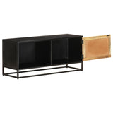 NNEVL TV Cabinet 90x30x40 cm Rough Mango Wood