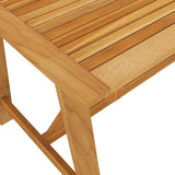 NNEVL Garden Dining Table 140x70x73.5 cm Solid Acacia Wood
