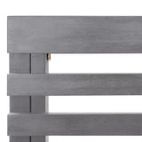 NNEVL Garden Corner Bench Grey 140 cm Solid Acacia Wood