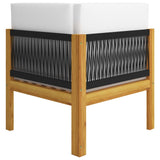 NNEVL Garden Corner Sofas 2 pcs with Cushions Solid Acacia Wood