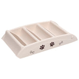 NNEVL Folding Dog Stairs Cream 62x40x49.5 cm