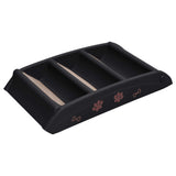 NNEVL Folding Dog Stairs Black 62x40x49.5 cm