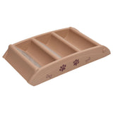 NNEVL Folding Dog Stairs Brown 62x40x49.5 cm