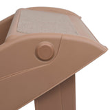 NNEVL Folding Dog Stairs Brown 62x40x49.5 cm