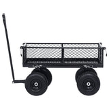 NNEVL Garden Hand Trolley Black 250 kg