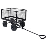 NNEVL Garden Hand Trolley Black 350 kg