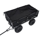 NNEVL Garden Cart Liner Black 86x46x22 cm Fabric