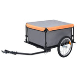 NNEVL Bike Cargo Trailer Grey and Orange 65 kg