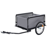 NNEVL Bike Cargo Trailer Grey and Orange 65 kg