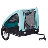 NNEVL Pet Trailer Blue and Black