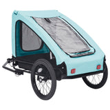 NNEVL Pet Trailer Blue and Black