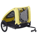 NNEVL Pet Trailer Yellow and Black