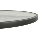 NNEVL Bistro Table Anthracite Ø80x71 cm Steel