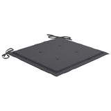NNEVL Garden Chair Cushions 6 pcs Anthracite 50x50x3 cm Fabric