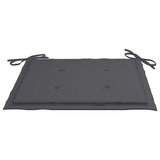 NNEVL Garden Chair Cushions 6 pcs Anthracite 50x50x3 cm Fabric