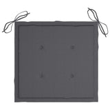 NNEVL Garden Chair Cushions 6 pcs Anthracite 50x50x3 cm Fabric