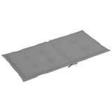 NNEVL Garden Chair Cushions 6 pcs Grey 100x50x3 cm