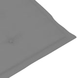 NNEVL Garden Chair Cushions 6 pcs Grey 100x50x3 cm