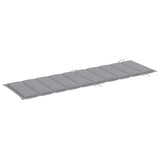 NNEVL Sun Lounger Cushion Grey 186x58x3 cm